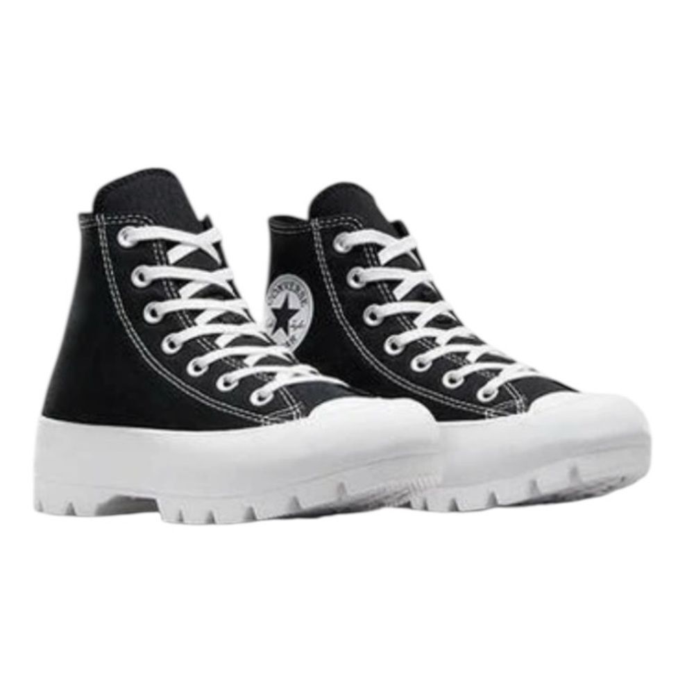Converse Chuck Taylor Lugged High top Black White Womens Unisex 565901C size 11